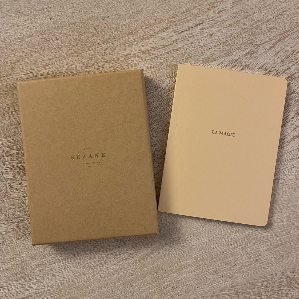 New Sézane La Magie Notebook with Box
